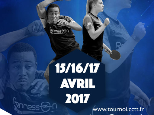 Affiche du tournoi de Pâques CCTT 2017